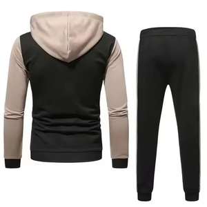 Chándal de lujo para hombre, corte regular, estilo urbano, venta caliente, ropa deportiva personalizada, chándal informal, transpirable, liso, para invierno - Product Image 2