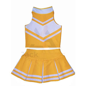 ชุดยูนิฟอร์มเชียร์ลีดเดอร์ชุดนักกีฬาสีเชียร์ออกแบบได้ตามต้องการดีไซน์ยอดนิยมบริการ OEM - Product Image 2