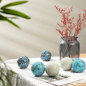 Esferas de Mosaico Modernas, Diseño Creativo, Bolas Decorativas de Vidrio para el Hogar, Adornos de Bolas Doradas, Decoración para el Hogar, para Regalos y Manualidades - Product Image 3