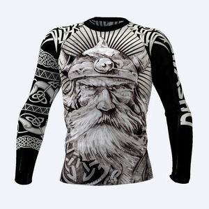 <b>Men</b> Long Sleeve <b>Rash</b> <b>guards</b> Mans Vest UPF50+ <b>Rash</b> Quick Dry Sharkskin Nylone - Product Image 1