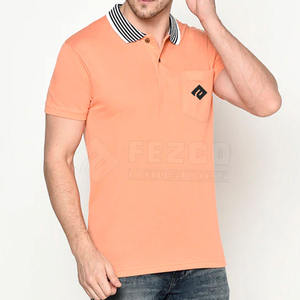 T-shirt polo de bonne qualité à manches courtes et coupe ajustée pour hommes dernière arrivée t-shirts polo à manches courtes personnalisés pour hommes - Product Image 2