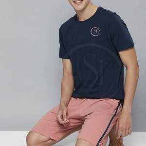 Ensemble de shorts décontractés pour hommes fabriqués en usine, respirants, à séchage rapide, 100% coton, vêtements de mode pour l'extérieur, manches courtes pour l'été - Product Image 3