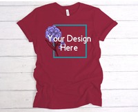 T-shirt ajusté de qualité supérieure pour homme Next Level (6210) Tee Tri-Blend T-shirt Imprimez votre propre design Marque T-shirts unisexes