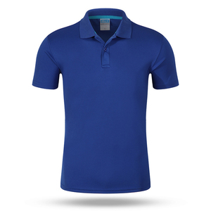 เสื้อแขนสั้นผ้าฝ้าย100% สีพื้นระบายอากาศสำหรับผู้ชายเสื้อกอล์ฟแบบลำลอง - Product Image 6