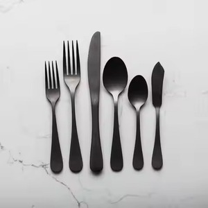 Ensemble de couverts en acier inoxydable de qualité vintage plaqué argent pour la maison, l'hôtel ou le mariage, comprend cuillère, fourchette, couteau - Product Image 4