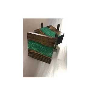 ที่รองแก้วชาเรซิ่นสีสันสดใสทำจากไม้,ที่รองแก้วบนโต๊ะอาหารสีใหม่ราคาขายส่ง - Product Image 6