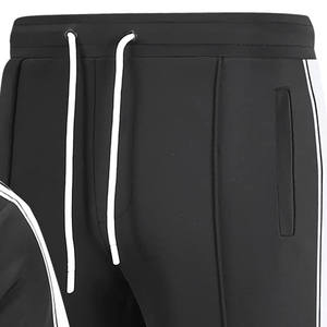 Logo personnalisé sérigraphie entraînement Gym 100% coton été survêtements 2 pièces ensembles haute qualité en vrac survêtement hommes survêtements ensemble - Product Image 2