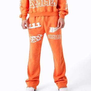 Jersey de otoño con logotipo personalizado, chándal para hombre unisex, Sudadera con capucha, pantalones de chándal, conjunto de chándal ecológico de talla grande - Product Image 4