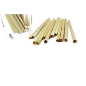 Pajitas Desechables de Caña Natural, Biodegradables, Ecológicas, Seguras, con Logotipo Personalizado, Accesorios para Fiestas y Bares - Product Image 6