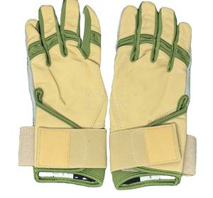 Men's baseball batting gloves <b>sheepskin</b> leather palm durable grip Custom Synthetic Leather Baseball Batting Gloves OEM Wholesale - Product Image 4