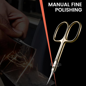 Ciseaux à cuticules droits en acier inoxydable de haute qualité, outil professionnel de manucure et pédicure durable pour le soin des ongles - Product Image 4