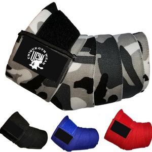 Genouillère avec coussin en silicone, barres latérales en métal élastiques, manchon de compression, course à pied, musculation, haltérophilie, SPANDEX NYLON - Product Image 3