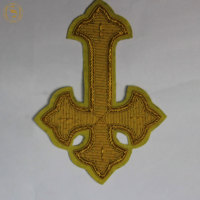 Plaque de marque personnalisée en coton/polyester 3D brodée avec des lettres en PU, emblème, badge, logo en relief