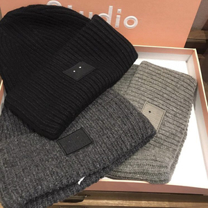 Gorro de lana de punto de invierno con cara sonriente de Cachemira gruesa cálida Unisex, gorros de invierno para mujer y hombre - Product Image 6