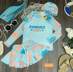 Moda de verano para mujer, traje de baño de una pieza impermeable y de secado rápido con diseño de falda de nailon y patrón sólido - Product Image 4