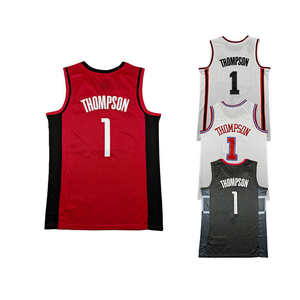 <span class=keywords><strong>Maillot</strong></span> de basketball personnalisé <span class=keywords><strong>Klay</strong></span> <span class=keywords><strong>Thompson</strong></span> 1 en mesh respirant, uniforme d'entraînement haute élasticité, vêtements de sport d'équipe pour hommes, pour les matchs en extérieur - Product Image 6