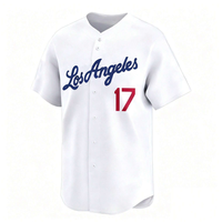 Harga Terjangkau Layanan OEM Jersey Baseball Berkualitas Tinggi Ukuran Besar Warna Kustom Ramah Lingkungan Kancing Lengkap Pendek Bermotif Musim Panas