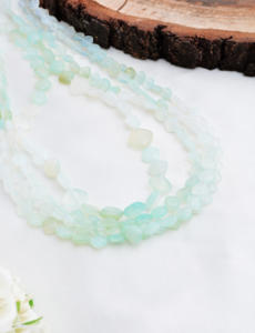 Cuentas Cuadradas de Ópalo Azul Natural, Piedra Preciosa Natural para la Elaboración de Joyería Fina - Product Image 2
