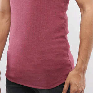 Offre Spéciale nouveau Style grande taille 3XL hommes tricoté 100% coton vêtements de sport débardeurs personnalisé Gym t-shirt course à séchage rapide Muscle - Product Image 6