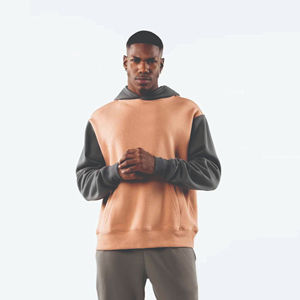 100% coton 430 Gsm poids lourd polaire Double fermeture éclair à capuche logo brodé Boxy Fit surdimensionné Zip veste d'hiver hommes OEM - Product Image 1