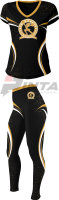 Uniforme de cheerleading personnalisé selon votre propre design, dernier style, fabrication en usine