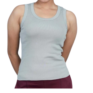 Débardeur femmes grande taille perles 2025 coton biologique doux respirant fabricant OEM décontracté hiver Fitness Gym vêtements de sport - Product Image 6