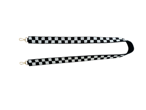 Stylish Exclusive Black White Beaded Metal Belts <b>University</b> Student Party Fashion Purse Accessories with Straps for Game Day - Product Image 2