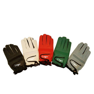 Gants de golf en peau de mouton microfibre douce respirante de qualité supérieure fermeture réglable logo vierge pour femmes hommes enfants sport OEM - Product Image 1