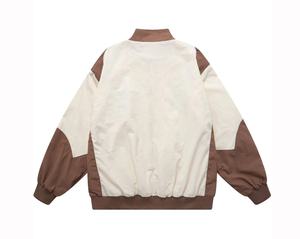 Veste coupe-vent décontractée pour homme de haute qualité 100% - Coupe ajustée - Couleur unie - Col montant - Épaisseur fine contrastée - Product Image 2