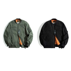 Blouson d'aviateur léger et confortable pour hommes, top des ventes, conception de vol avec broderie personnalisée, col montant, OEM - Product Image 4