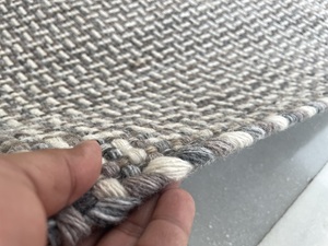 Tendance 100% Polyester Tapis Intérieur/Extérieur Plat Tissé Dhurry Motif de Logo Multicolore Usage Multiple Paillasson Hôtels Fabriqué en Inde - Product Image 4