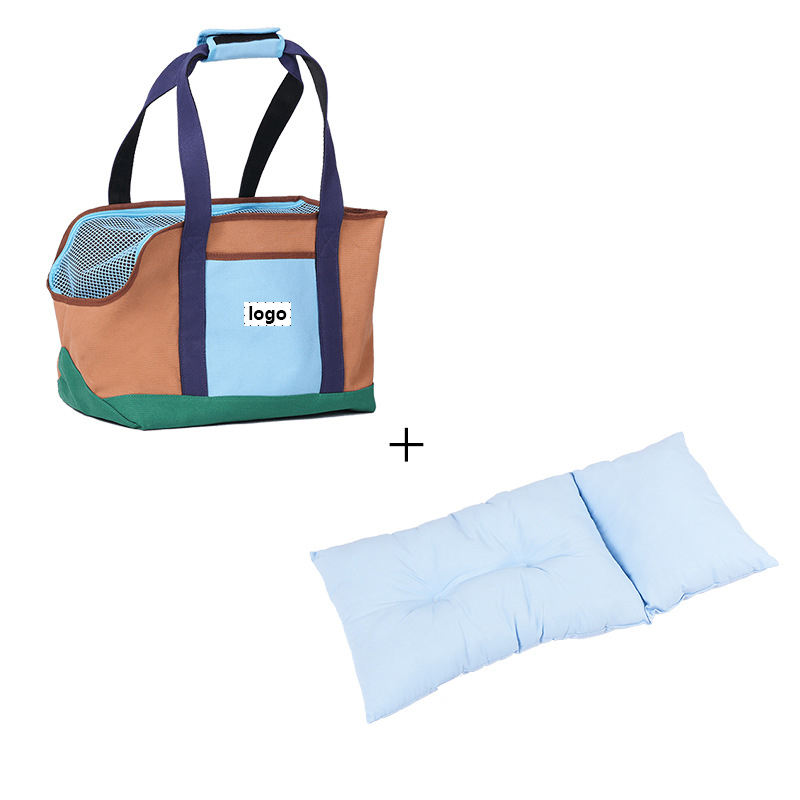 Canvas leisure pet bag + mat