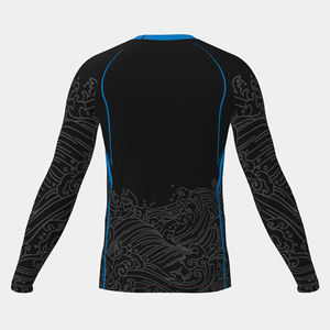 Camiseta Deportiva de Manga Larga para Hombre, Diseño Personalizado por Sublimación, para Gimnasio, Culturismo, Compresión, Ropa Urbana - Product Image 2