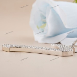 Luxe Hip Hop Style Moissanite Pendentif 7 Numéro En Argent Sterling Charme pour Hommes Femmes pour les Parties En Vrac Fabrication Inde Usine - Product Image 2