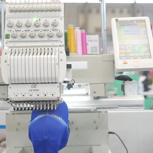 เครื่องปักหัวเดียว 12 เข็ม สำหรับปักหมวกเบสบอลแบบเรียบ - Product Image 4