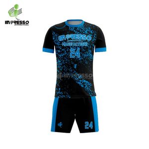 Uniforme de Fútbol Personalizado de Alta Calidad con Logotipo, Manga Corta, Secado Rápido, Transpirable y Cómodo, Premium, Unisex, para Adultos, para Todas las Temporadas - Product Image 2