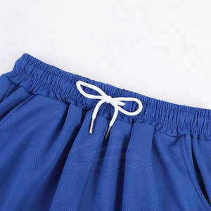 Pantalones Cortos Cargo Casuales para Hombre de Marca Privada, Cintura Elástica Media, Estilo Fitness, Diseño Sólido, Bolsillos Decorados, Material de Lona - Product Image 2