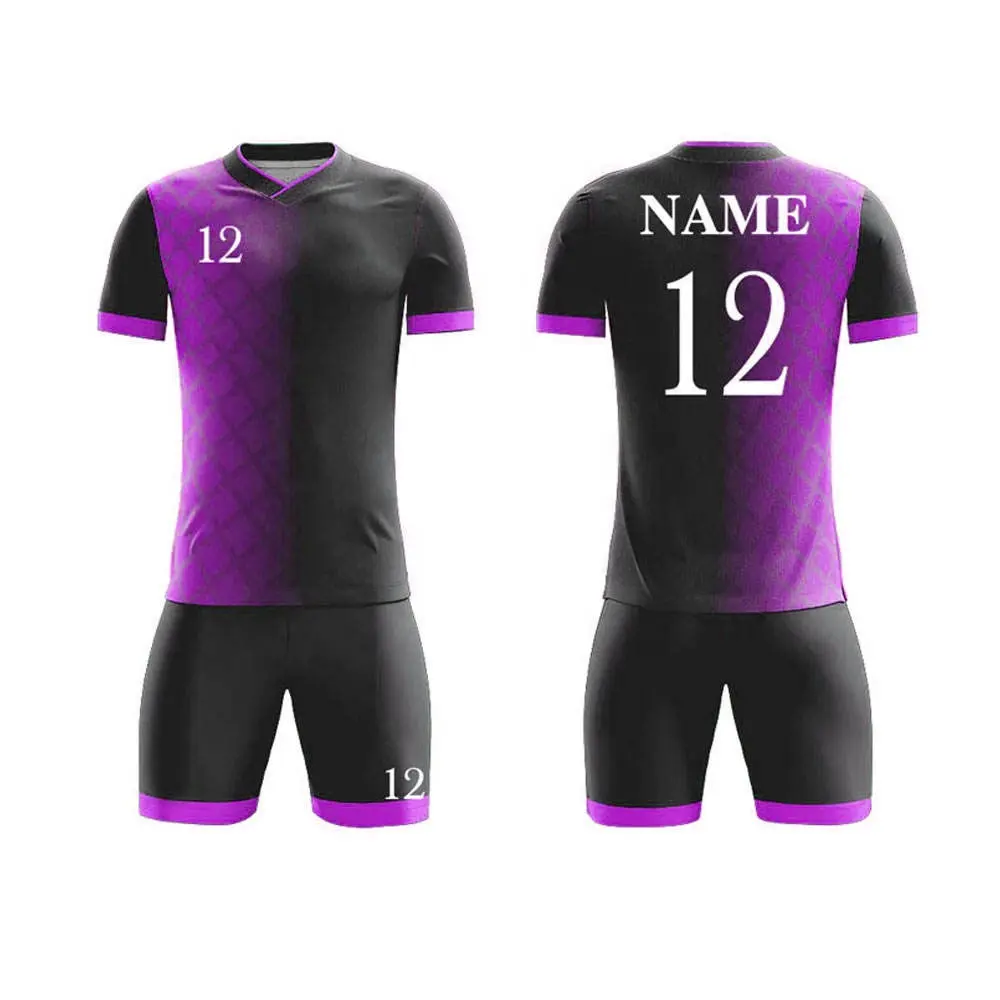 Uniforme de football personnalisé nouveau design entraînement sportif à séchage rapide uniforme de football sublimé ensemble de football complet équipe vêtements de football uniforme