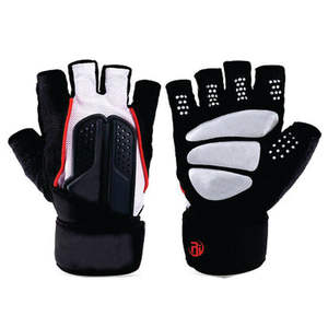 Half Finger <b>Fitness</b> <b>Gloves</b> For Bodybuilding Wrist Guard With Anti-Slip Feature Weight Lifting Gym Support - Product Image 1