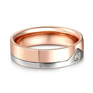 Anillo Geométrico Boho para Hombre de Plata de Ley Bicolor Jeulia Timelessness - Product Image 2