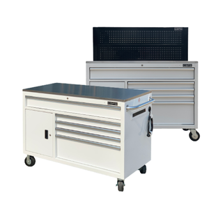 Gabinete de almacenamiento de garaje Entrega rápida Blanco brillante para almacenamiento de herramientas Nuevo diseño Embalaje personalizado Fabricante vietnamita - Product Image 4