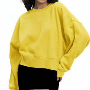 Sudadera extragrande de talla grande para mujer, forro polar cálido, cortavientos, holgada, de manga larga, suave, informal, estampada, para invierno - Product Image 1