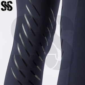 Culottes d'équitation pour femmes de haute qualité en polyester/spandex respirant avec logo personnalisé, vente en gros OEM, pantalons d'équitation - Product Image 6