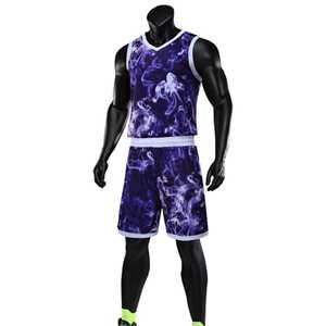 Uniforme de basket-ball personnalisé respirant, idéal pour les entraînements d'équipe, les matchs et les sports de ligue scolaire - Product Image 2