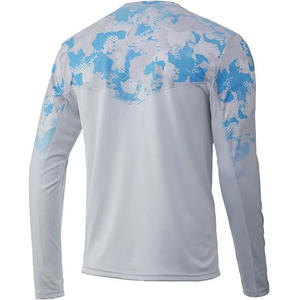 Vêtements de pêche sublimés personnalisés chemise de maillots de pêche pour hommes en polyester respirant par mèche pour promo - Product Image 5