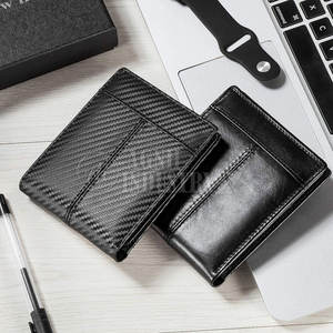 Portefeuille en cuir personnalisé avec logo imprimé, design le plus récent, haute qualité, protection RFID, porte-cartes et argent, mode masculine, vente chaude - Product Image 4