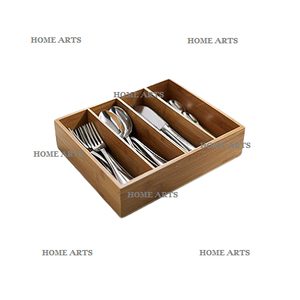 Porte-couverts en bois de conception la plus récente avec un porte-couverts de forme carrée de la plus grande qualité pour les ustensiles de cuisine à la maison - Product Image 1