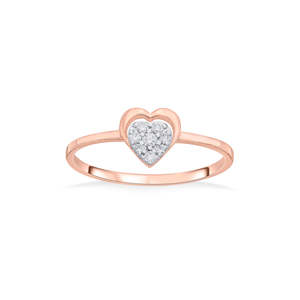 แหวนเพชรทรงลำลองวาเลนฮาร์ท - Product Image 3