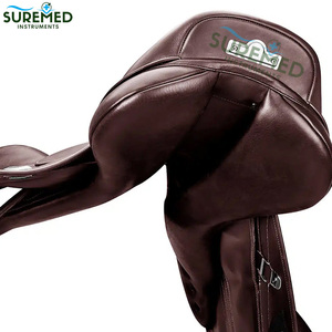 อานม้าหนังปรับได้สำหรับแข่งม้าและขี่ม้าแบบเทรล น้ำหนักเบา พร้อมสายรัดข้อเท้าที่ทนทาน - Product Image 1