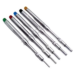 ชุดเครื่องมือทันตกรรม5ชิ้นชุดเครื่องมือสร้างกระดูกไซนัสยกกระชับกระดูกพร้อมแหล่งจ่ายไฟแบบแมนนวลเว้าตรง - Product Image 2